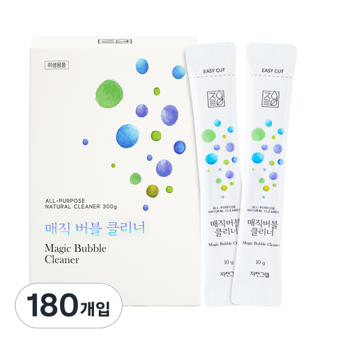 자연그램 매직 버블 클리너 스틱형, 300g, 6개