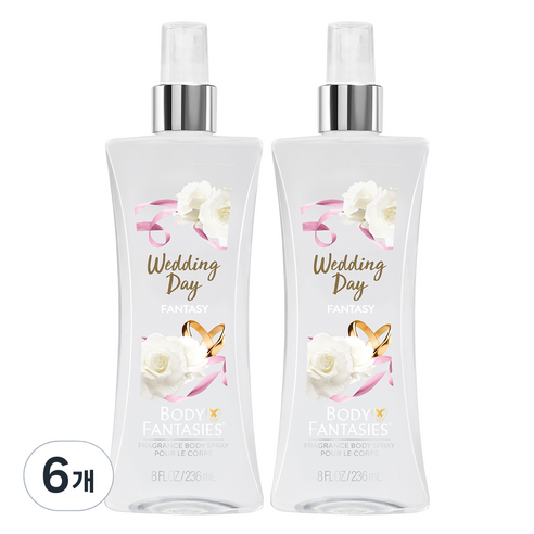 바디판타지 바디미스트 웨딩데이, 236ml, 6개