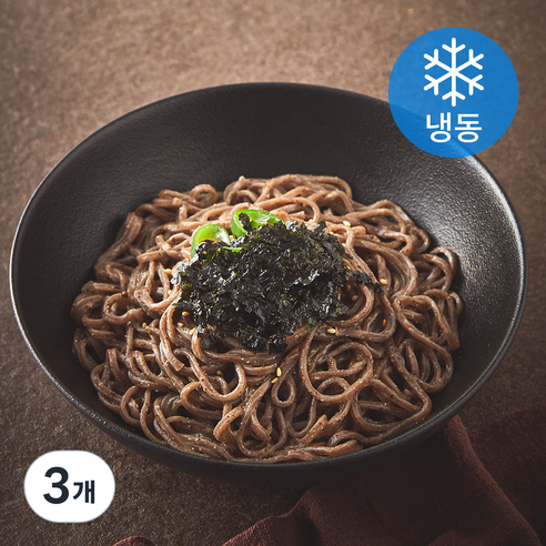 쿡솜씨 들기름 막국수 밀키트 (냉동), 200g, 3개
