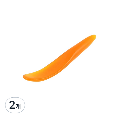 라이프포인트 괄사 지압 마사지기, 2개, 오렌지(하프스크래핑)