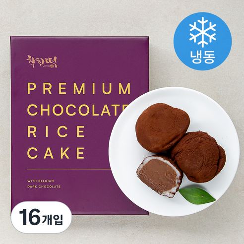 착한떡 초코찹쌀떡 (냉동), 60g, 4개입, 4개