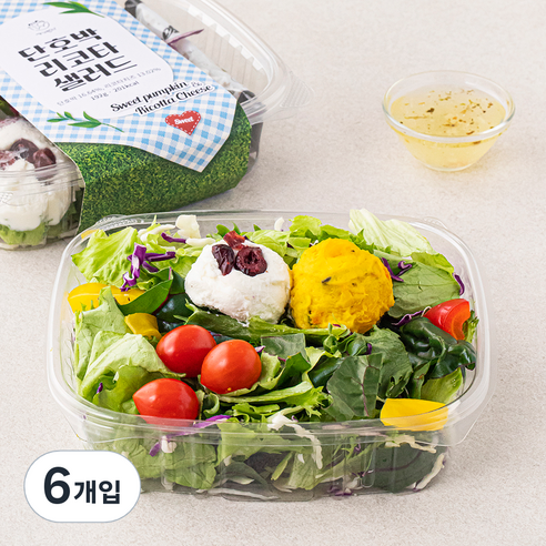 세끼판다 단호박 리코타 샐러드, 192g, 6개입