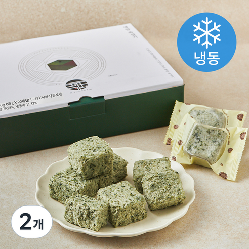명담 쑥 설기 (냉동), 50g, 20개입, 2개