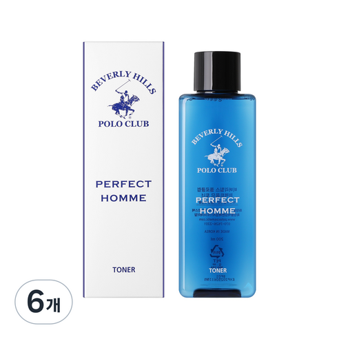 비버리힐스폴로클럽 퍼펙트 옴므 토너, 200ml, 6개