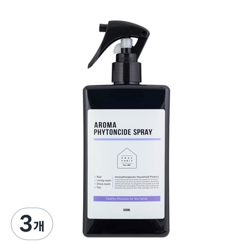 프레이포잇 클린 매직 피톤치드 아로마 탈취 스프레이 본품, 300ml, 3개