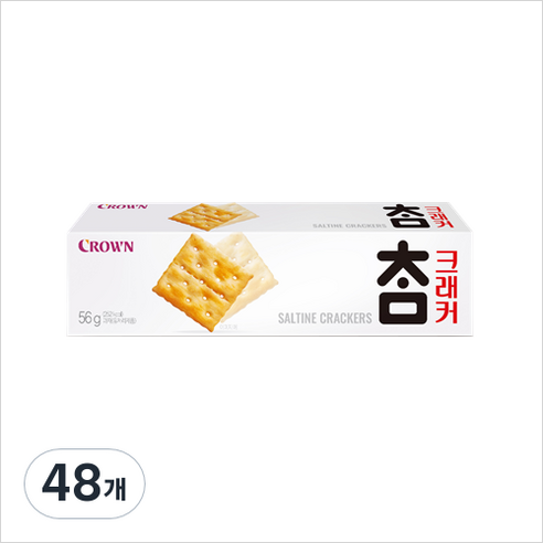 크라운 참크래커, 56g, 48개