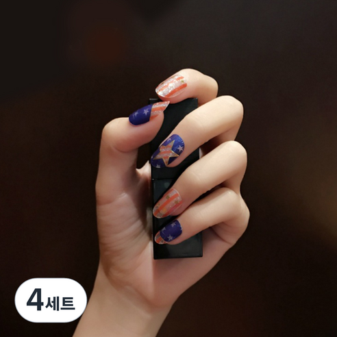 이엘피코리아 이코 네일스티커 QB337, 4세트