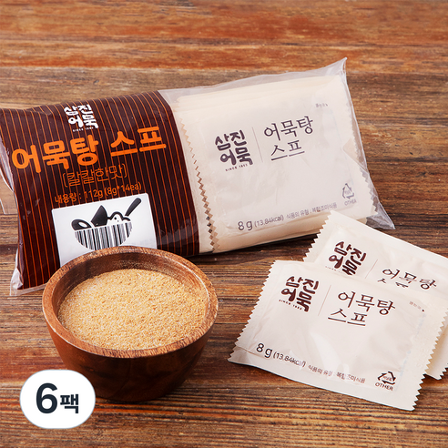 삼진어묵 어묵탕 스프 칼칼한맛 14입, 112g, 6팩