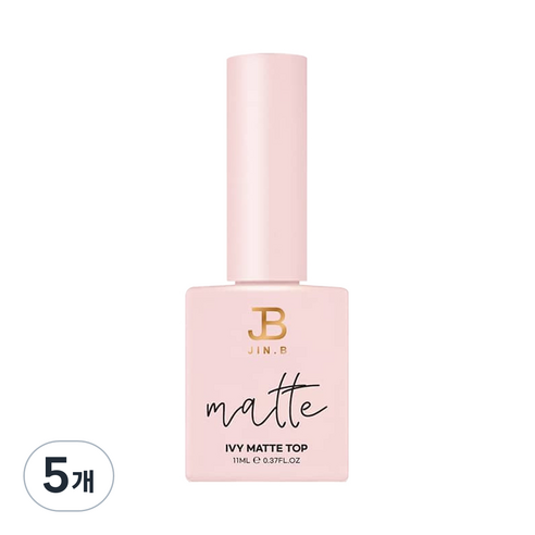 진비 아이비 매트 무광 탑젤 11ml, 혼합색상, 5개