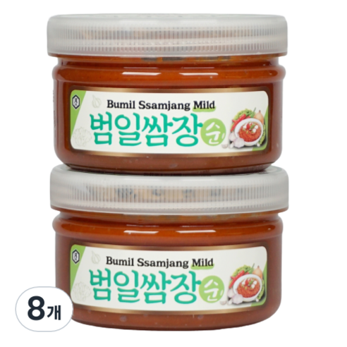 범일 쌈장 순, 250g, 8개
