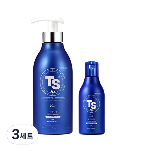 TS 쿨샴푸 500g + 100g, 3세트