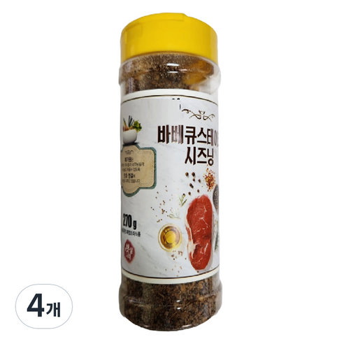 해가원 바베큐 스테이크 시즈닝, 4개, 270g