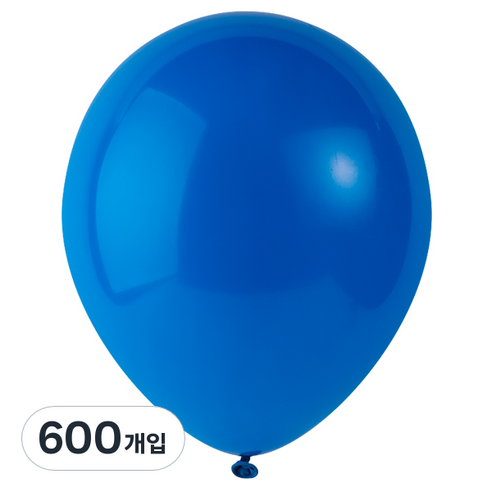 파티팡 풍선 라운드 30cm, 블루, 600개입