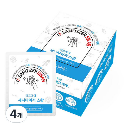 에프에이 새니타이저 스왑, 4개, 120개