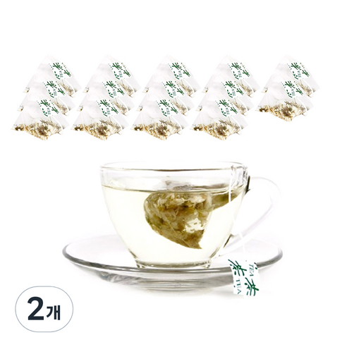 청명약초 꽃차 삼각티백, 1g, 15개입, 2개