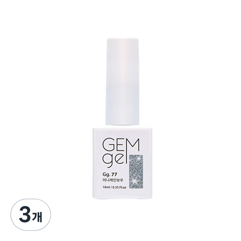 아이빛 네일아트 젬젤 컬러 젤네일 10ml, 77 미니레인보우, 3개