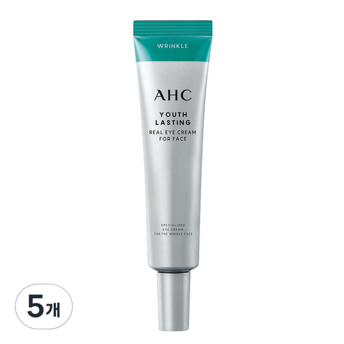 AHC 유스래스팅 리얼 아이크림 포 페이스, 35ml, 5개