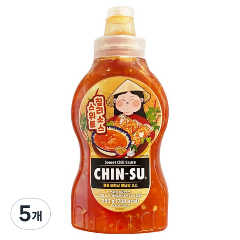 친수 스위트 칠리소스, 295g, 5개