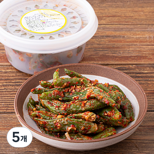 반찬천국 꽈리고추찜, 200g, 5개