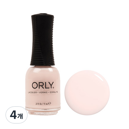 오를리 네일컬러 매니큐어 11ml, 2020010 핑크누드, 4개
