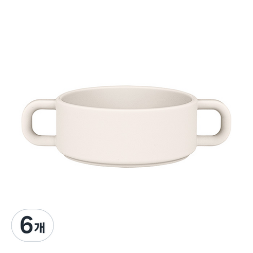마더케이 실리콘 양손 이유볼, 아이보리, 6개