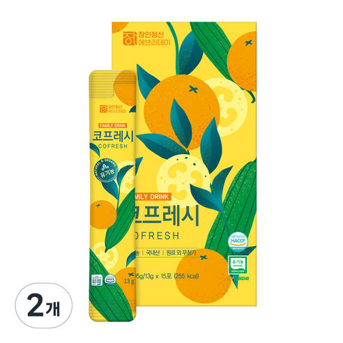 장인정신 에브리데이 코프레시 15p, 2개, 15g