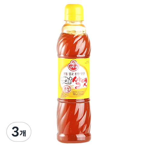 오뚜기 옛날 조청 쌀엿, 700g, 3개