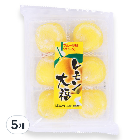 쿠보타 레몬 찹쌀떡, 150g, 5개
