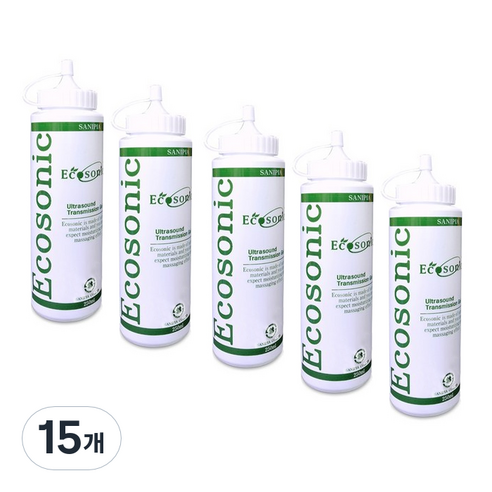 세니피아 바디전용 초음파 마사지 소노젤 그린 250ml, 15개