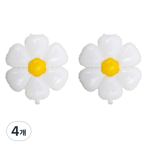 니나마켓 귀여운 파티 풍선, 미디엄데이지, 4개