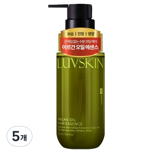 루브스킨 아르간오일 헤어에센스 동백향, 100ml, 5개