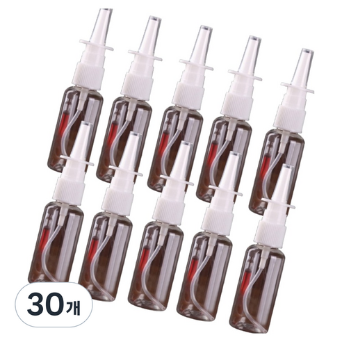 포근상점 코스프레이 식염수 세척 공병 투명 30ml, 30개