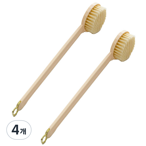 알로데 보송 바디 브러쉬, TYPE06 베이지, 4개