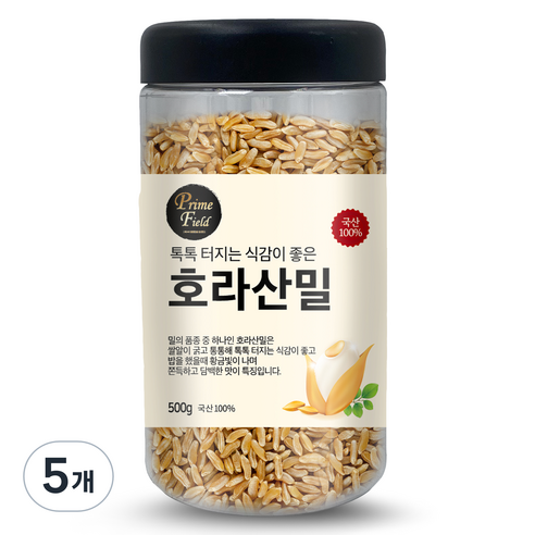 프라임필드 호라산밀, 500g, 5개