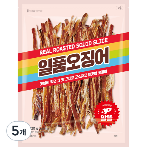 정화식품 일품오징어, 220g, 5개