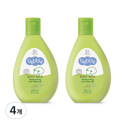 베블 바디밀크 유아로션, 200ml, 4개