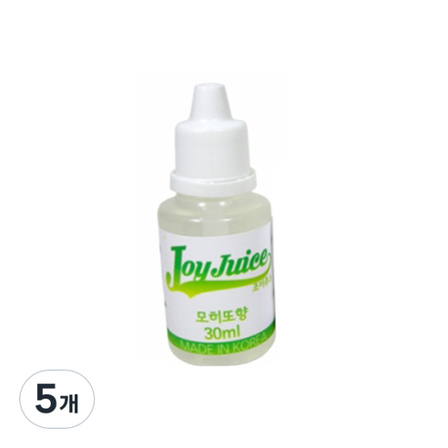 아로마조이 조이쥬스 슬라임 향료 30ml, 5개, 모히또