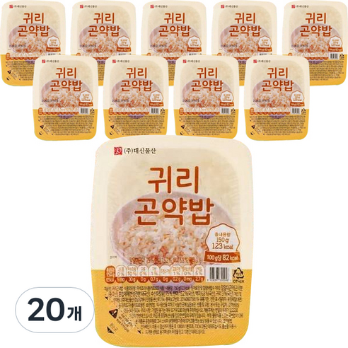 귀리 곤약밥, 150g, 20개