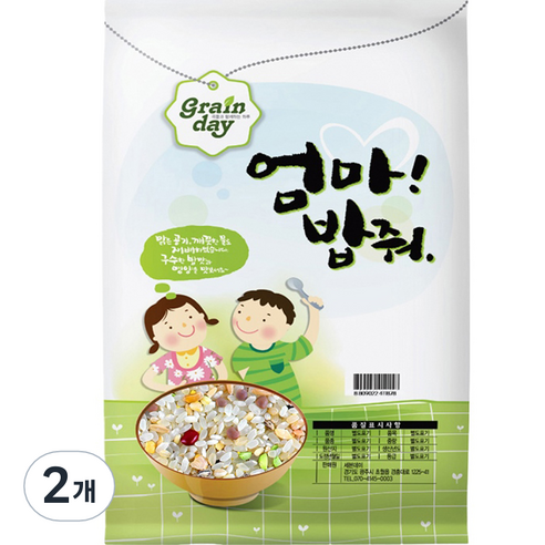 엄마밥줘 40곡 혼합잡곡쌀, 10kg, 2개