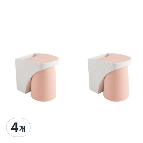 셀렉숀 마그넷 양치컵, 핑크, 4개