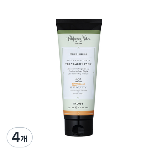 닥터올가 아르간 썬플라워 트리트먼트 헤어팩, 210ml, 4개