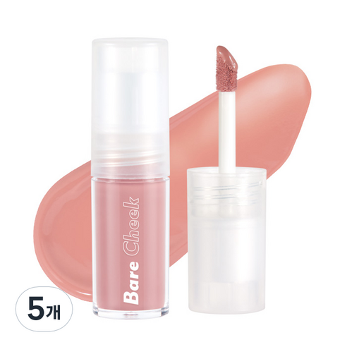 아임미미 아임 베어 치크 리퀴드 블러셔 3ml, 002 바운시 베리, 5개
