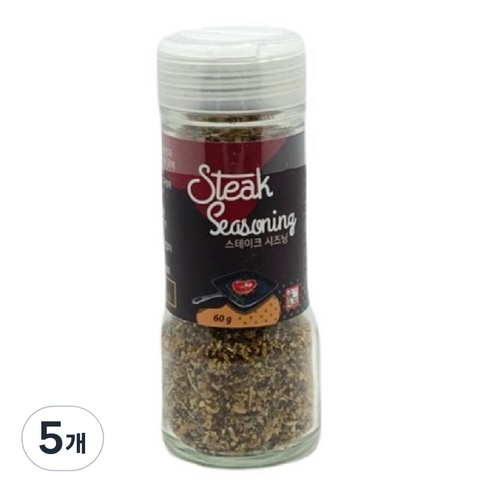 솔표 스테이크 시즈닝, 60g, 5개