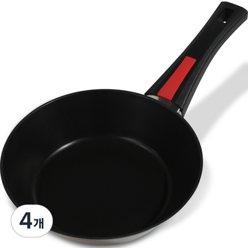 킴스쿡 빠에야 가스레인지용 후라이팬, 18cm, 4개