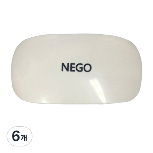 네고 UV 경화기 LED 램프, 6개, 화이트
