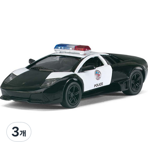 킨스마트 람보르기니 무시엘라고 LP640 폴리스 미니카 시리즈, 3개