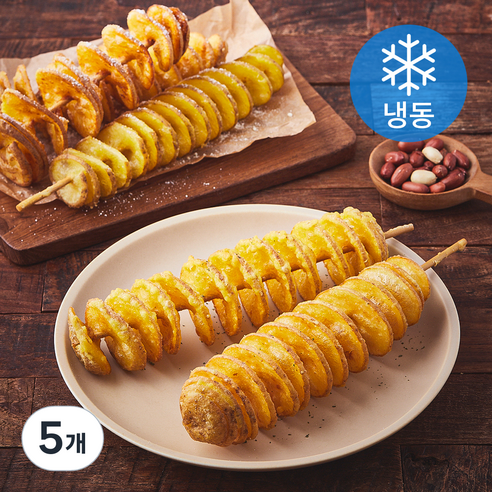 아이사랑 원조 회오리 감자 (냉동), 350g, 5개