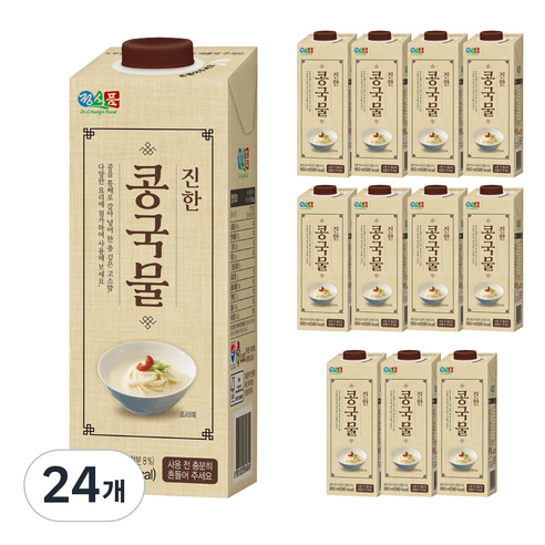 정식품 진한 콩국물 검은콩, 950ml, 40개 콩물 Best Top5