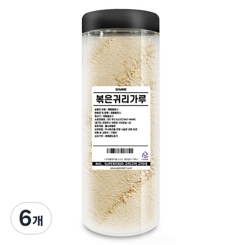 고미네 볶은 귀리가루, 500g, 6개