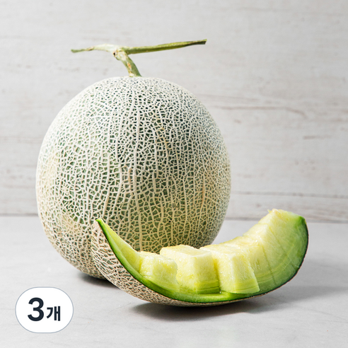 당도선별 머스크멜론, 1.6kg, 3개